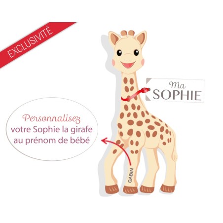 Sophie la girafe personnalisée