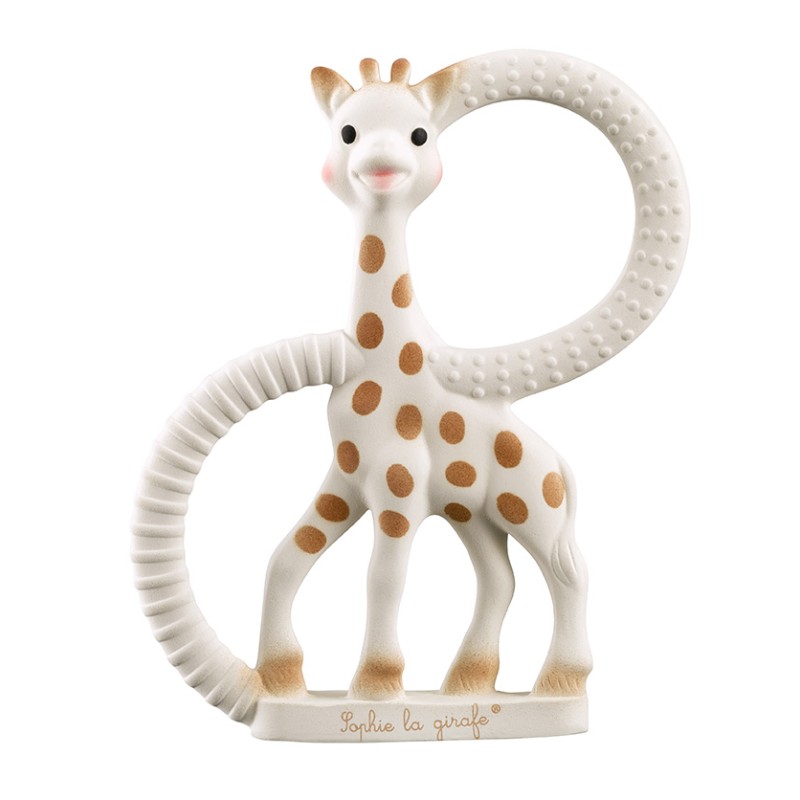 Sophie La Girafe et Chewing Rubber So'Pure Blanc de Sophie La