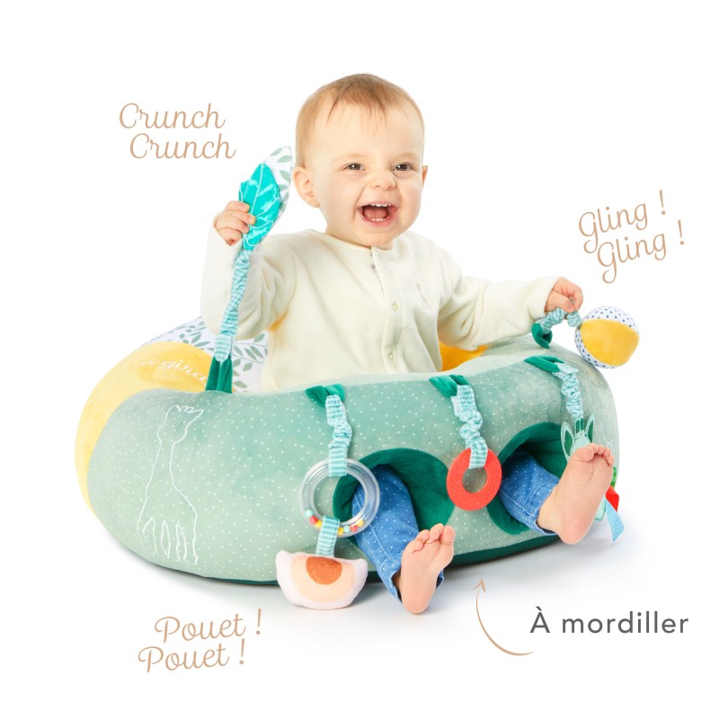 Cigo'Dépôt - ⛔RESERVE⛔ 🦒🦒Le siège baby seat and play Sophie la Girafe  dispose d'un maintien en mousse rembourrée et va permettre à votre enfant  de s'amuser pendant des heures confortablement installé.🦒🦒 Il